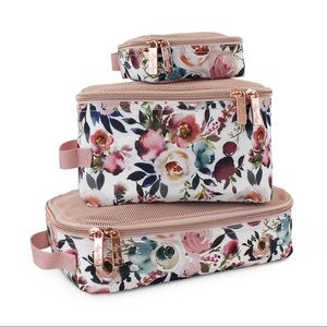 Blush Floral Pack Like a Boss Diaper Bag Cubes